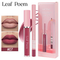Coffret 2-en-1 imperméable de gloss liquide nude et crayon à lèvres – Kit lèvres mat marque privée (rouge à lèvres et crayon à lèvres)