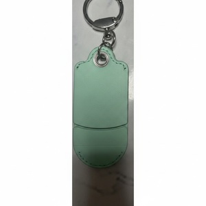 Llavero con Soporte para Teléfono, Diseño Oriental de Varita de la Fortuna, en Cuero Verde, con Logotipo Personalizado, Regalo Corporativo - Product Image 6