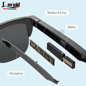 2025 Design AI F06 F07 F08 BT lunettes intelligentes écouteurs sans fil <span class=keywords><strong>Anti</strong></span> lumière forte <span class=keywords><strong>Anti</strong></span> polarisation lunettes de soleil conduite - Product Image 6