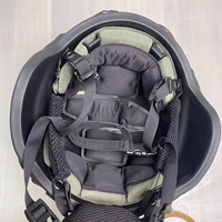 Casque tactique Vanda Tactic PE/Aramide léger couleur Tan M88 avec sangle rembourrée 1,3 kg