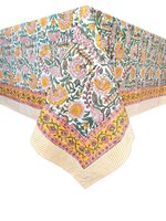 Vente en gros 100% nappe de restaurant en coton pour la fête Morden Block imprimé fabricants de couvertures de table nappe imperméable