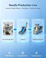 Ligne de production de pâtes et de nouilles automatique 400 / Machine de traitement de nouilles semi-séchées / Appareil de fabrication de nouilles au meilleur prix