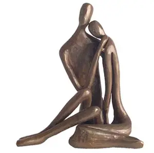 热卖青铜现代艺术雕像抽象情侣情人青铜雕塑