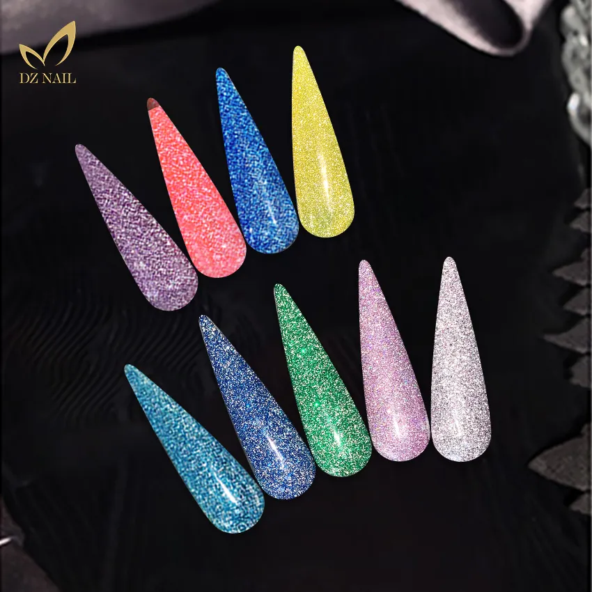 Hot Sale New Arrival Free Sameple Glitter Gel nail wholesale uv shatter diamond gel nail polish