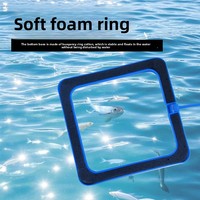 Anneau d'alimentation en polypropylène pour aquarium, flotteur anti-dérive pour guppy, forme ronde ou carrée