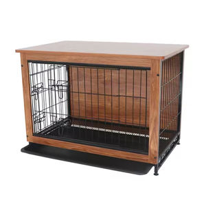 Jaula para Perros Estilo Mueble, Jaulas de Madera para Mascotas, Casas para Perros Grandes, Perreras de <span class=keywords><strong>Metal</strong></span> para Interiores - Product Image 4