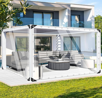 Bâches transparentes robustes imperméables 8x10ft bâche transparente en plastique avec œillets pour patio extérieur porches pavillon plantes serre