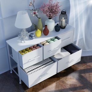 <span class=keywords><strong>Commode</strong></span> moderne à <span class=keywords><strong>5</strong></span> <span class=keywords><strong>tiroirs</strong></span> pour chambre à coucher <span class=keywords><strong>Commode</strong></span> avec miroir Meubles de maison pour salon - Product Image 2