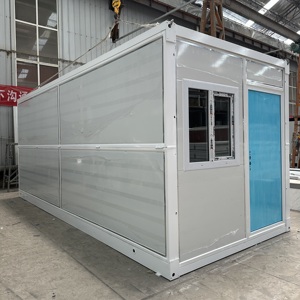 Maisons préfabriquées pliables, idéales pour les bureaux temporaires, faciles à transporter, 12 unités <span class=keywords><strong>par</strong></span> <span class=keywords><strong>conteneur</strong></span> d'expédition. - Product Image 6