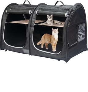 Wholesale Comfy Puppy Home Dog Travel Crate With Portable Carry Bag/Two Hammocks/Mats And Collapsible Litter Box
