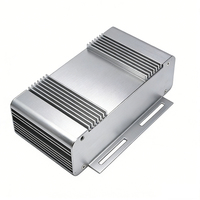 Boîtier en aluminium extrudé usiné sur mesure par CNC pour alimentation électrique, options en acier inoxydable/ABS, indice de protection IP67, taille et couleur personnalisables