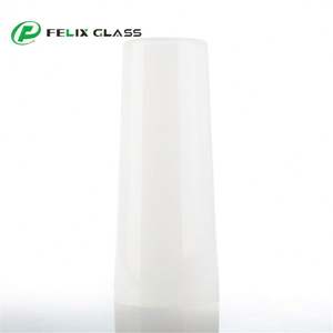 Abat-jour en verre opale blanc brillant de haute qualité, écologique et personnalisé, design moderne pour luminaires suspendus d'intérieur - Product Image 1