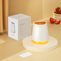 Humidificateur d'air évaporatif de bureau portable de 500 ml, humidificateur d'air électrique pour chambre à coucher, bureau, bureau, température constante, brume USB