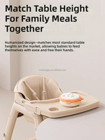 Chaise haute pour bébé Vsuch, réglable en hauteur, siège d'alimentation pour nourrissons, plateau attrape-aliments, boîte de rangement pour une utilisation quotidienne à la maison