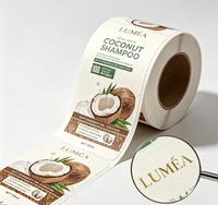 Étiquettes personnalisées résistantes à l'eau et à la chaleur, conçues sur mesure, pour bouteilles de cosmétiques et de shampoing, fabriquées en usine depuis 15 ans, durables et résistantes à l'huile.