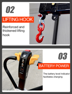 Alat Angkat Konstruksi Derek Listrik Portabel Mini Crane 1-Ton Kontrol Jarak Jauh Rantai Pengikat Garansi 3 Tahun - Product Image 6