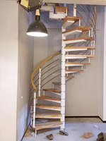 Escalier en colimaçon moderne, escalier en arc intérieur, villa, hôtel, club, escalier en colimaçon