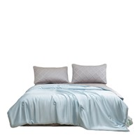 Ensemble de couette d'été réversible en Lyocell de qualité supérieure, imprimé actif, matelassé, pour la décoration de chambre, plusieurs tailles disponibles