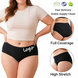 Slip Donna Personalizzati Plus Size, Traspiranti e Delicati sulla Pelle, <span class=keywords><strong>Perizoma</strong></span> <span class=keywords><strong>a</strong></span> Vita Media Senza Cuciture, Intimo Femminile - Product Image 1