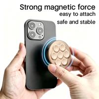 Support de téléphone universel à ventouse magnétique puissant avec anneau, support de bureau et béquille en aluminium pour iPhone Samsung Android EU OEM