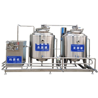 Moxin Machine professionnelle de traitement du yaourt en acier inoxydable, yaourtière industrielle à petite échelle, capacité 100-500L pour