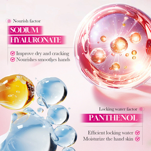 Crème <span class=keywords><strong>hydratante</strong></span> <span class=keywords><strong>parfum</strong></span>ée pour les mains, lot de 5 pièces, pour peaux sèches, retient l'humidité pour une hydratation longue durée, améliore la sécheresse - Product Image 5