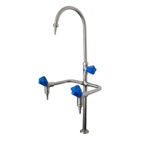High Quality Laboratory 304 SS water Tap, Stainless Steel 3-Way Lab Faucet