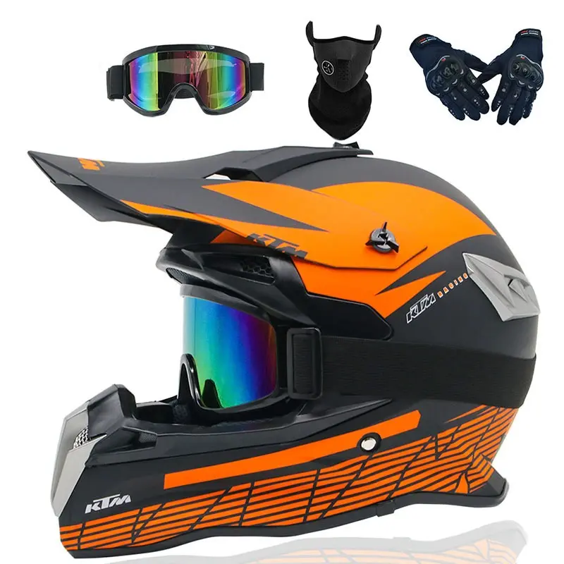 Casco de seguridad para motocicleta, protector para Motocross, todoterreno, ATV