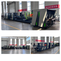 Machine de pliage, collage et empilage de cartons ondulés entièrement automatique, nouvelle conception, pour la production de cartons lourds à 3/5 couches pour appareils électroménagers