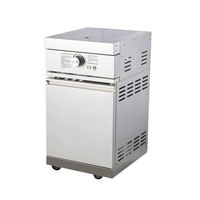 Kit d'armoire de cuisine extérieure modulaire en acier inoxydable, Kit d'île de barbecue intégré au gril