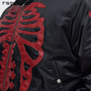 เสื้อแจ็คเก็ตผู้ชายทรงโอเวอร์ไซส์ลายพิมพ์หัวกะโหลก สไตล์เรโทร Y2K คุณภาพสูง กันลม กันน้ำ ผลิตตามสั่งจากโรงงาน - Product Image 6