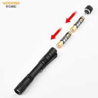 Senter LED Mini Woojong OEM, Dapat Diisi Ulang 280LM 2000mAh IP54 Tahan Air, Daya Tahan Lama, Bahan Aluminium Alloy, Untuk Keadaan Darurat