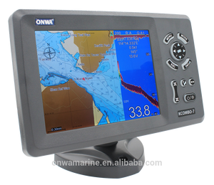 Plotter de Cartas GPS KCombo-7 de 7 Pulgadas con Ecosonda y Antena GPS Interna (Opción de Transductor de Plástico y Bronce) - Product Image 1