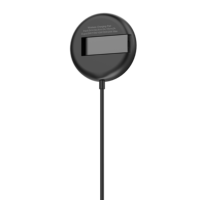 Support de chargeur sans fil Qi2.2 25W, station de charge rapide pliable et magnétique pour iPhone avec câble tressé en nylon