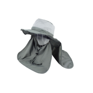 Sombrero ajustable de protección solar UV de verano para exteriores con solapa para el cuello cubierta facial impermeable para acampar jardinería escalada - Product Image 2