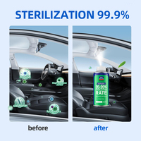 Spray désodorisant pour voiture et maison, éliminateur d'odeurs, désodorisant antibactérien, élimination puissante des odeurs, rafraîchisseur d'air