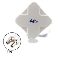 Antenne SIGNALWELL 4G LTE à gain élevé 35dBi, double câble SMA TS9 CRC9, connecteur MIMO, pour routeur/modem 3G 4G, câble de 2 m