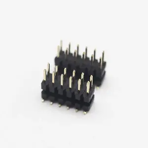 Conector de alta calidad, doble fila de 2,0 Mm, 2 ~ 40 Pines, 2x12p, 2x13p, SMT, SMD, tipo pin, recto, curvo, Conector de cabeza