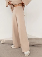 Ocstrade femmes pull ensemble 2023 hiver col roulé à manches longues décontracté 2 pièces ensembles tenues femmes ensembles côtelé tricoté pantalon