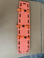 Planche de transfert de patient EVERISE WSX-S5 certifiée CE en HDPE, planche manuelle pour le dos, pour les urgences médicales, civière, évacuation des escaliers
