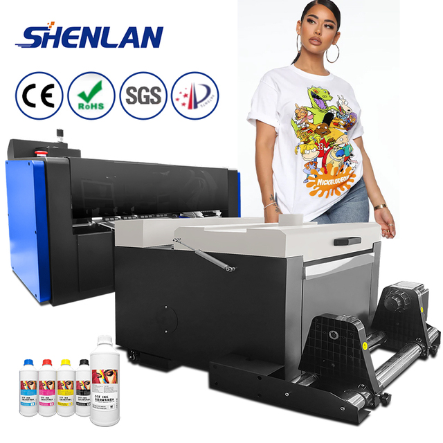 Complete DTF Printer Printing Machine for XP600 Printhead and Powder Shaking Dry Machine
