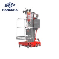 Nouvelle plateforme élévatrice verticale automotrice Hangcha certifiée CE, en acier inoxydable, hauteur 6,2 m, modèle HV8OM-LC, batterie au plomb-acide