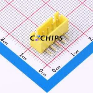 W2542100-5PY2123 Wire-to-Board Pin Header Bent Lead Through Hole,P=2.5mm Connector 1x5P 2.5mm Right Angle Insert XH - Product Image 1