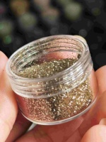 Gros flocon de métal super brillant de qualité cosmétique pour peinture de voiture Pigment en poudre libre Pigment de paillettes pour ongles