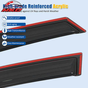 Déflecteurs de vitres latérales encastrés pour Toyota Corolla berline 14-19, pare-pluie, 4 pièces - Product Image 2