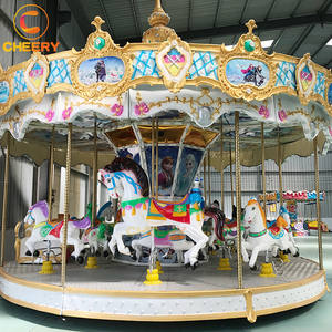 Precio de Fábrica, Juegos Mecánicos para Niños en Centros Comerciales, Juego Familiar, Carrusel Romántico con Temática de Frozen - Product Image 4