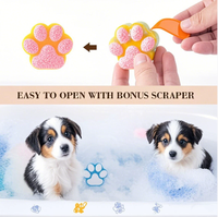 LovSens 60g Bombes de Bain Effervescentes pour Animaux de Compagnie (Chats et Chiens) – Soin SPA Nettoyant et Moussant pour le Toilettage des Animaux