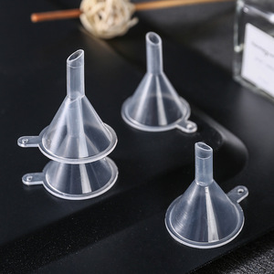 Haiju fábrica de laboratório, diretamente laboratório barato de plástico transparente pp <span class=keywords><strong>mini</strong></span> funil de dispensamento de perfume