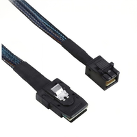 Câble d'extension de données Oculink SFF-8643, un câble Mini SAS 4i SFF-8087, spécialement conçu pour les disques durs de serveurs haute vitesse.