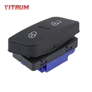 YITRUM สวิตช์ล็อคกลาง 1K0962125B สำหรับโฟล์คสวาเก้น พาสสาทวัสดุ ABS ตัวกระตุ้นล็อคประตู - Product Image 1
